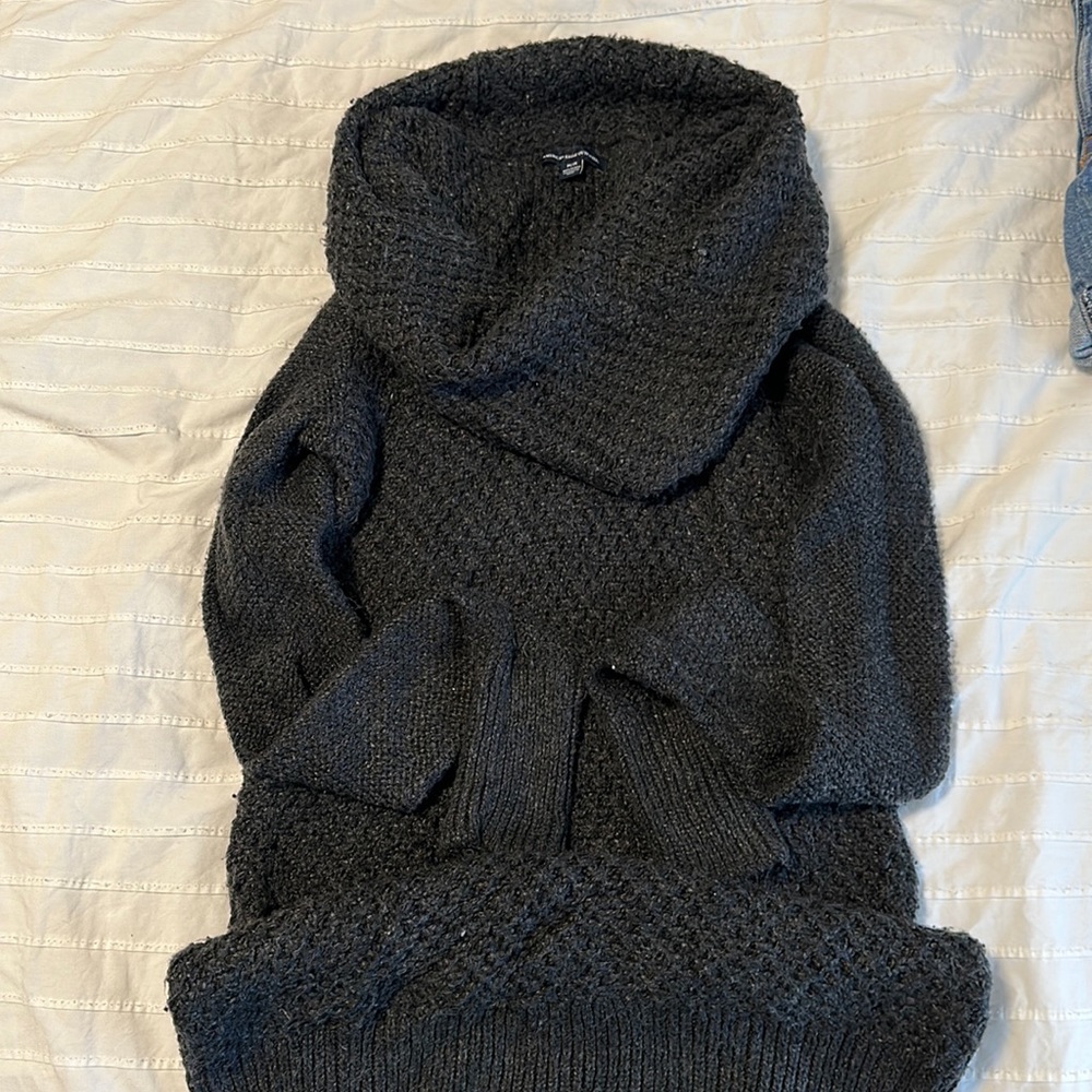 American Eagle cowl neck tunic sweater